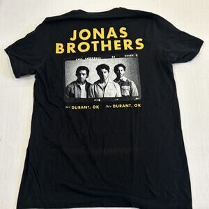 Jonas Brothers Shirt Large Black Tour Concert Band